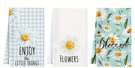 Daisy Kitchen Microfiber Towels - Set B