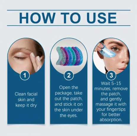 12 pieces Hydrating Eye Mask - Moisturizing and Nourishing Skincare