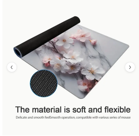 Luxurious Cherry Blossom Design Mouse Pad