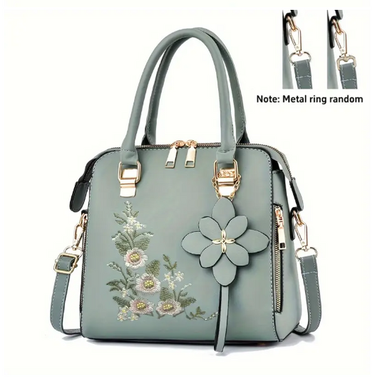 Elegant Floral Handbag