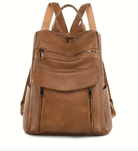 Retro Leather Backpack