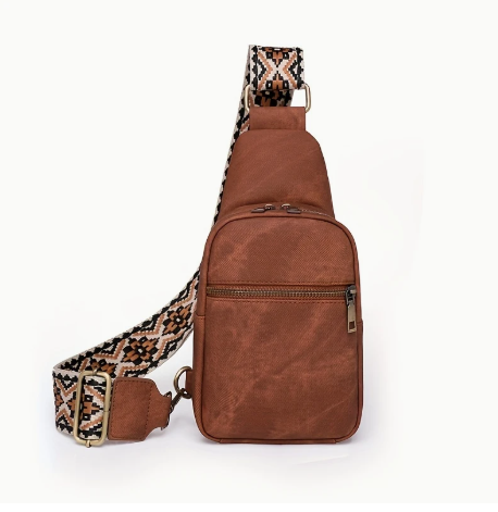 Women's Large Capacity Crossbody Waist Bag – Chest Bag with Adjustable Strap & Multi-Pocket Design